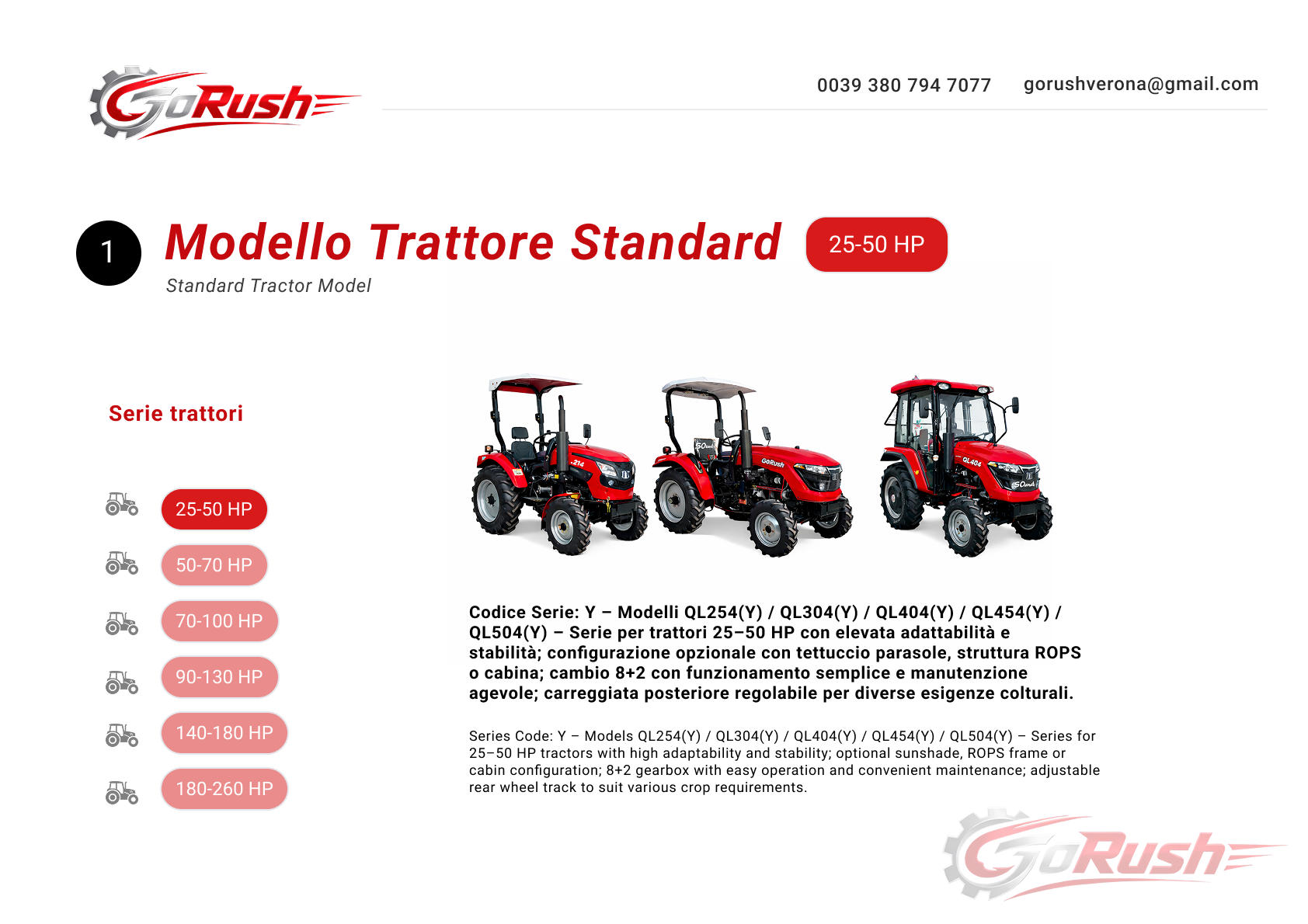 Trattore 25-50 HP 1